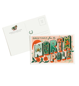 Greetings From The North Pole <br> Postcard