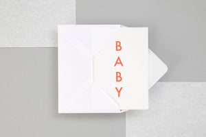Baby <br> Eco Greetings Card - Sweet Maries Party Shop