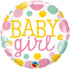 Baby Girl Dots <br> 18” New Baby Balloon