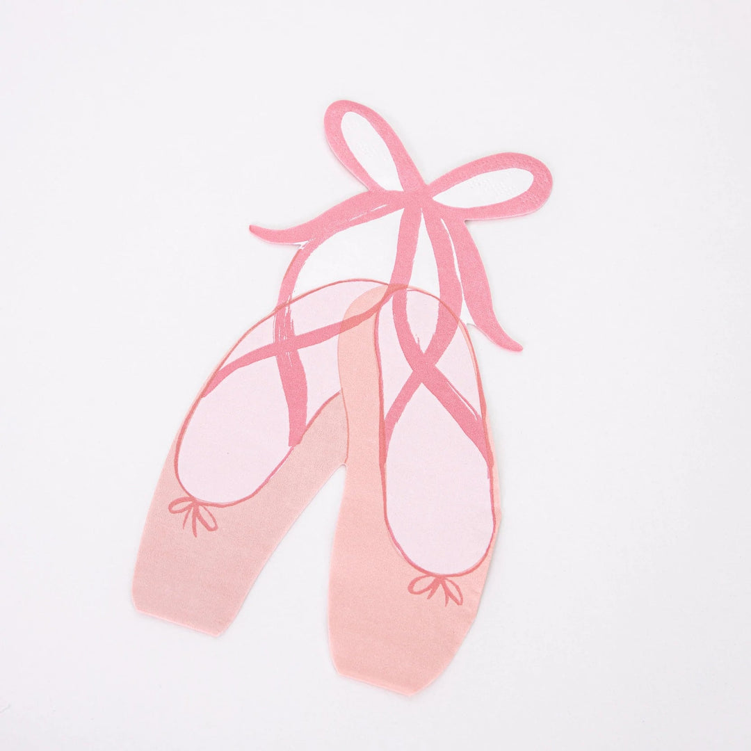 Ballet Slippers <br> Napkins (16) - Sweet Maries Party Shop