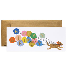 Balloon Dog <br> Birthday Card - Sweet Maries Party Shop