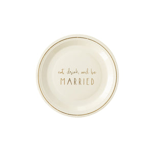 Be Married <br> Paper Plates (8) - Sweet Maries Party Shop