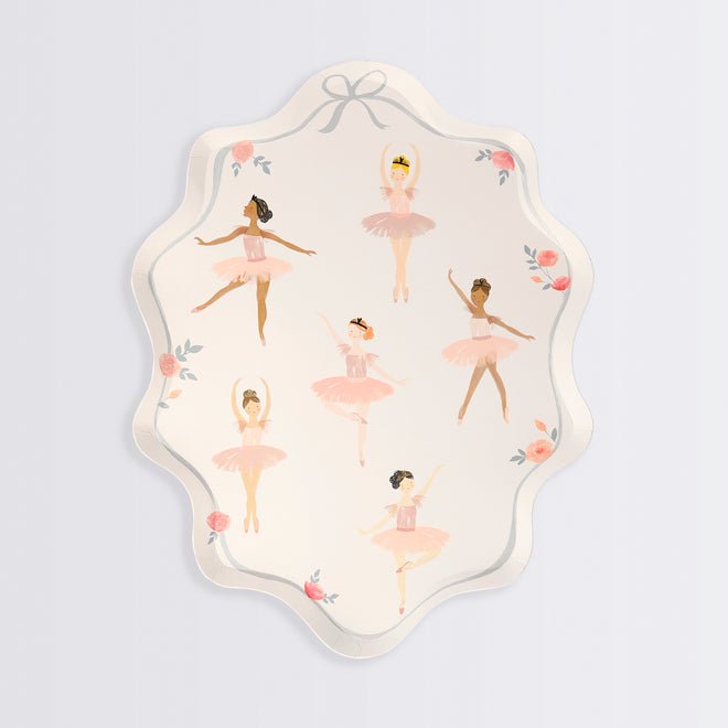 Beautiful Ballerina <br> Plates (8) - Sweet Maries Party Shop