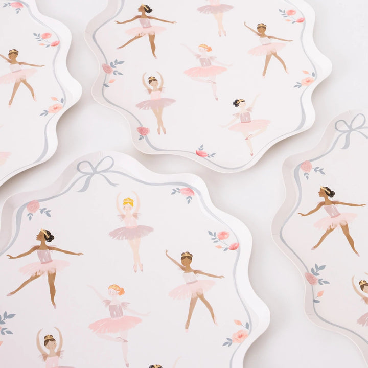 Beautiful Ballerina <br> Plates (8) - Sweet Maries Party Shop