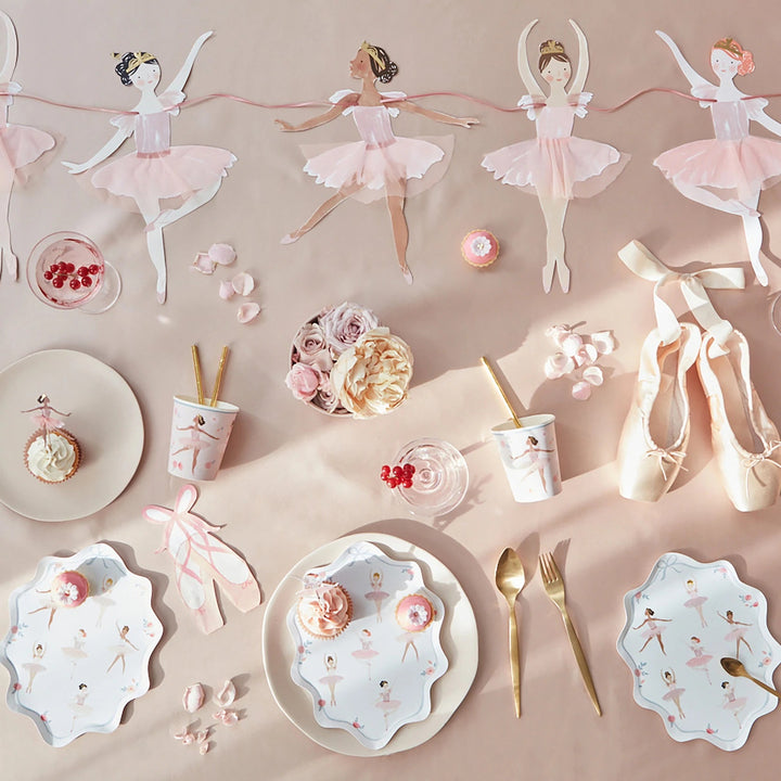 Beautiful Ballerina <br> Plates (8) - Sweet Maries Party Shop