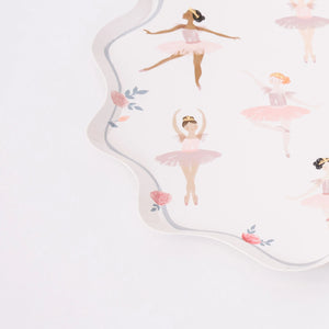 Beautiful Ballerina <br> Plates (8) - Sweet Maries Party Shop