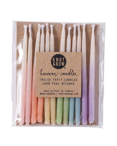 Beeswax Ombré <br> Party Candles - Sweet Maries Party Shop