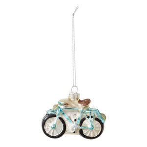 Bicycle <br> Glass Tree Decoration - Sweet Maries Party Shop