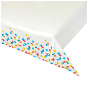 Birthday Brights Star <br> Recyclable Tablecloth - Sweet Maries Party Shop