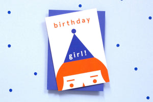 Birthday Girl <br> Birthday Card - Sweet Maries Party Shop