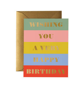 Birthday Wishes <br> Birthday Card - Sweet Maries Party Shop