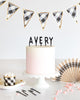 Black Letterboard <br> Cake Toppers - Sweet Maries Party Shop