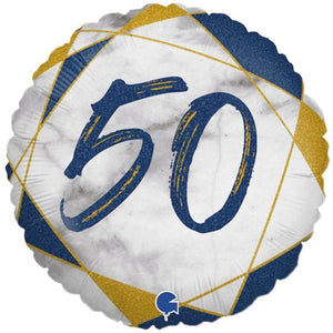 Blue Marble <br> 50th Birthday - Sweet Maries Party Shop