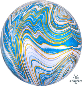 Blue Marble <br> Orbz Balloon - Sweet Maries Party Shop