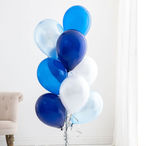 Blues <br> Helium Balloon Bunch - Sweet Maries Party Shop
