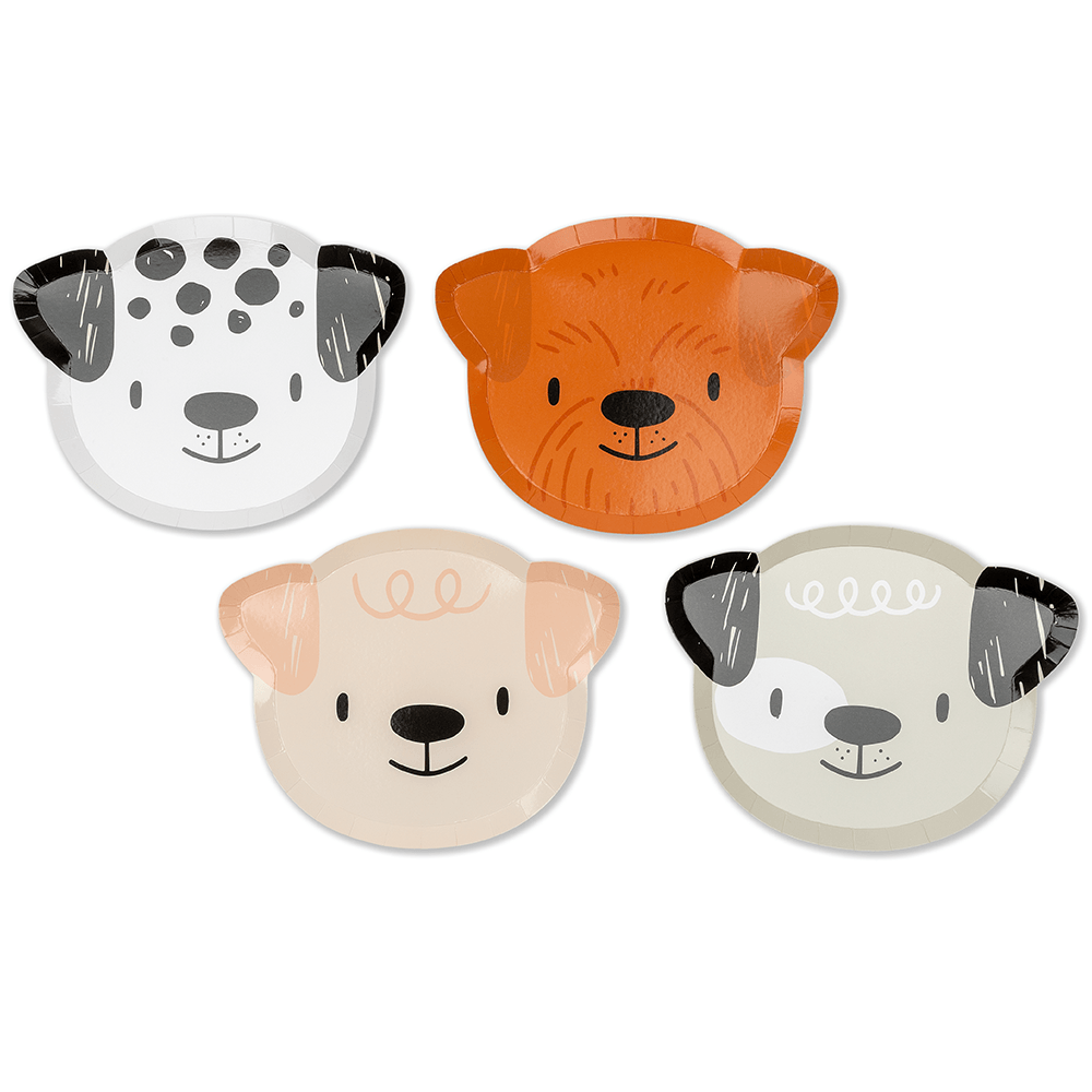 Bow Wow <br> Large Plates - Sweet Maries Party Shop