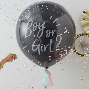 Boy or Girl <br> New Baby Reveal Balloon - Sweet Maries Party Shop
