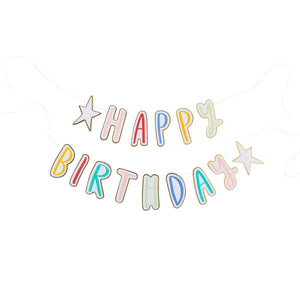 Bright Happy Birthday <br> Banner Set - Sweet Maries Party Shop