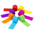 Brightly Coloured <br> Paper Streamers