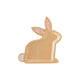 Bunny Shaped <br> Kraft Plates (8) - Sweet Maries Party Shop