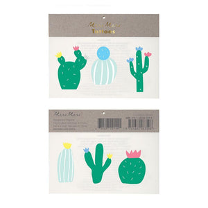 Cactus Tattoos <br> Set of 2 Sheets - Sweet Maries Party Shop