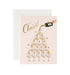 Champagne Tower Cheers <br> Congratulations Card