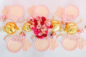 Check It! Peaches N’ Cream <br> Dessert Plates (8) - Sweet Maries Party Shop