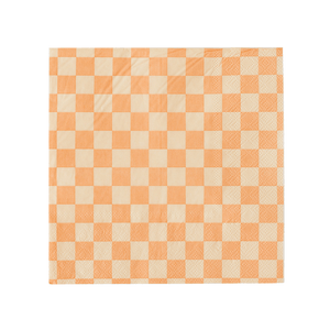 Check It! Peaches N’ Cream <br> Large Napkins (16) - Sweet Maries Party Shop