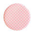 Check It! Tickle Me Pink <br> Dinner Plates  (8)