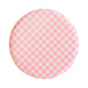 Check It! Tickle Me Pink <br> Dinner Plates (8) - Sweet Maries Party Shop
