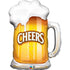 Cheers! Beer Mug <br> 35” Inflated Balloon