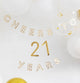 Cheers To Years Personalised <br> Age & Milestone Garland - Sweet Maries Party Shop