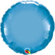 Chrome Blue <br> Round Personalised Foil Balloon - Sweet Maries Party Shop
