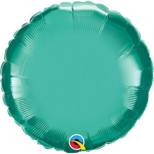 Chrome Green <br> Round Personalised Foil Balloon - Sweet Maries Party Shop