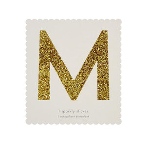Chunky Gold Glitter M Sticker - Sweet Maries Party Shop