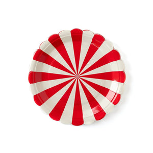 Circus Stripe <br> Paper Plates (8) - Sweet Maries Party Shop