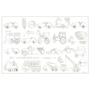 Construction <br> Colouring Posters - Sweet Maries Party Shop