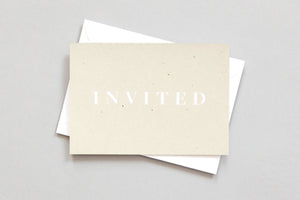 Copy of Foil Blocked Invited <br> Card - Sweet Maries Party Shop