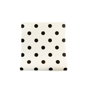 Cream + Black Dots <br> Table Runner - Sweet Maries Party Shop
