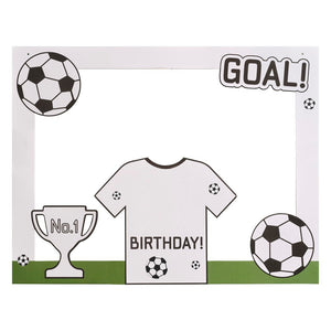 Customisable Football Party <br> Photo Booth Frame - Sweet Maries Party Shop