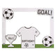 Customisable Football Party <br> Photo Booth Frame - Sweet Maries Party Shop