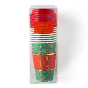 Deck The Halls <br> Coffee Cups - Sweet Maries Party Shop