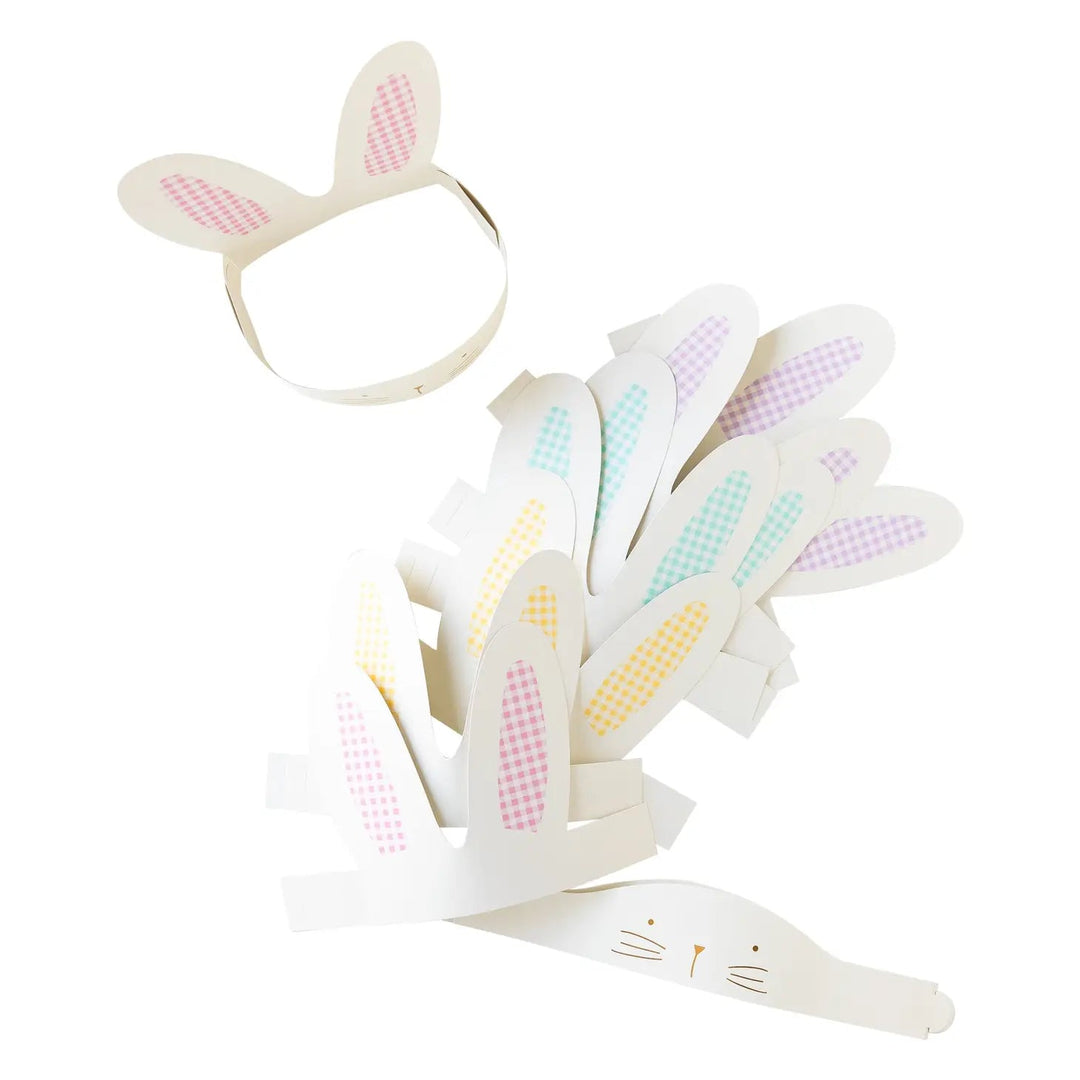 Easter Bunny <br> Crowns (8) - Sweet Maries Party Shop