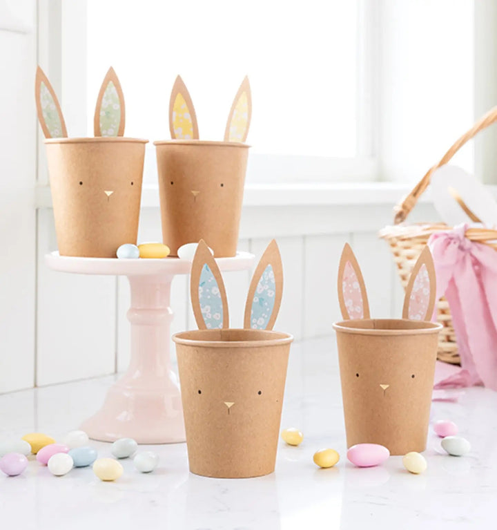 Easter Bunny <br> Kraft Cups (8) - Sweet Maries Party Shop