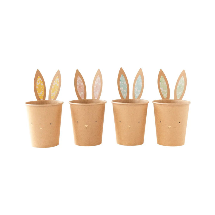 Easter Bunny <br> Kraft Cups (8) - Sweet Maries Party Shop