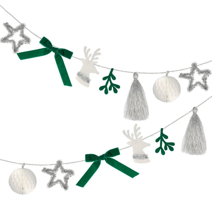 Elegant Christmas <br> Garland - Sweet Maries Party Shop