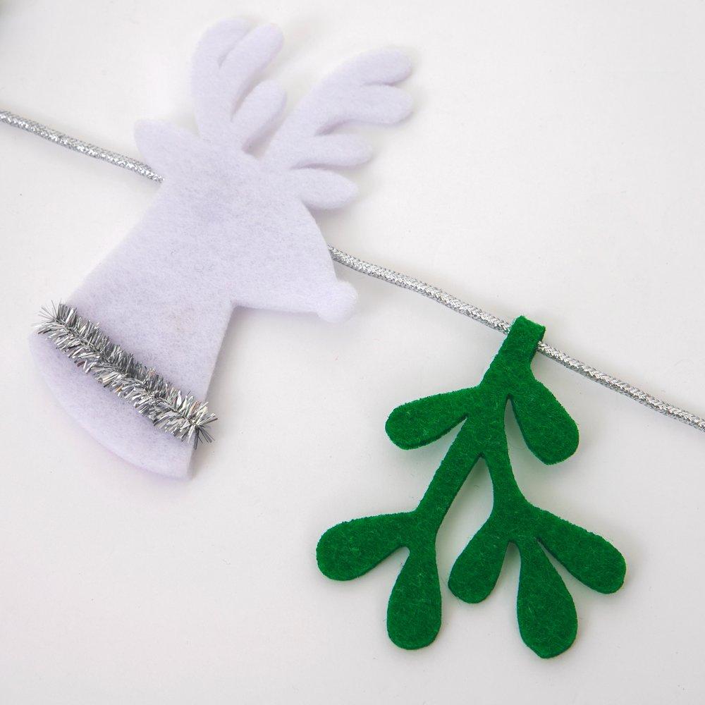 Elegant Christmas <br> Garland - Sweet Maries Party Shop