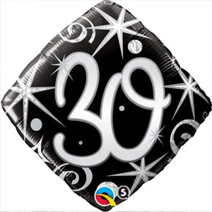 Elegant Sparkles & Swirls <br> 30th Birthday - Sweet Maries Party Shop