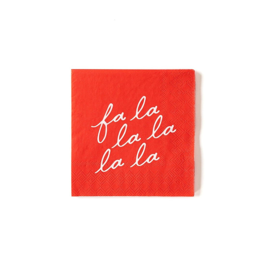 Fa La La <br> Cocktail Napkins (24) - Sweet Maries Party Shop