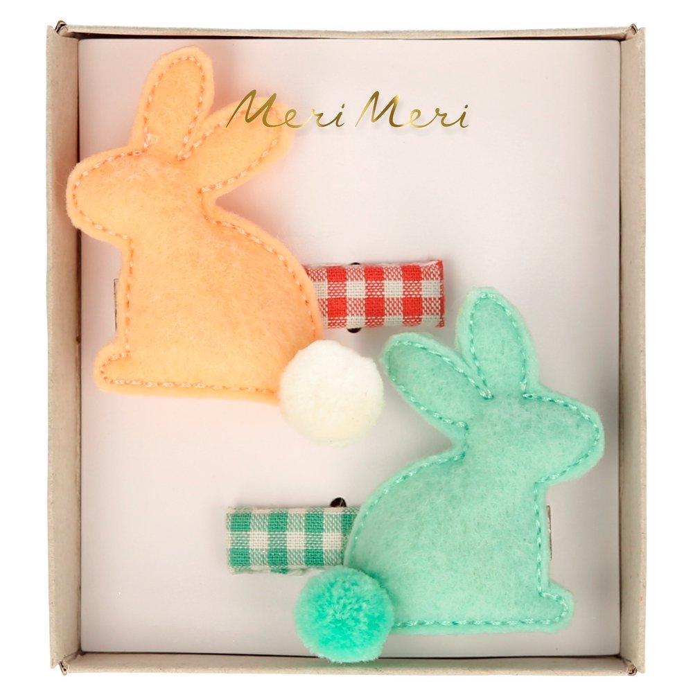 Felt Bunny <br> Hair Clips - Sweet Maries Party Shop